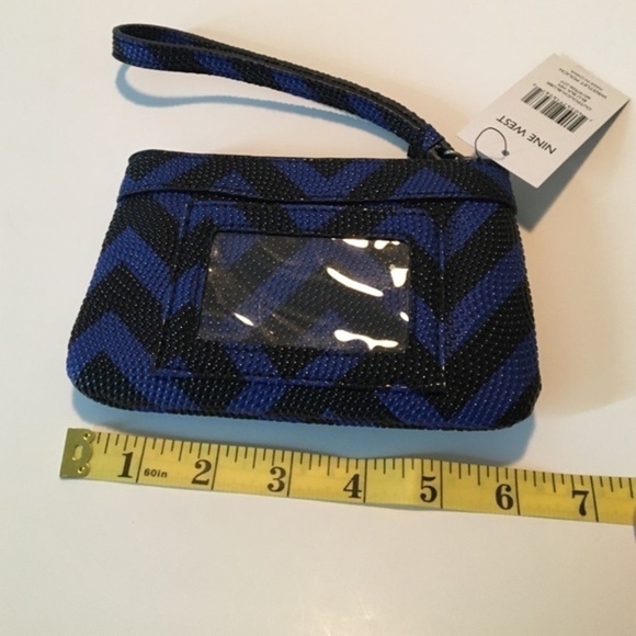 Black & blue Nine West Wristlet - Picture 4 of 5